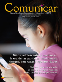 Comunicar 64: Niños, adolescentes y medios en la era de las pantallas inteligentes: Riesgos, amenazas y oportunidades